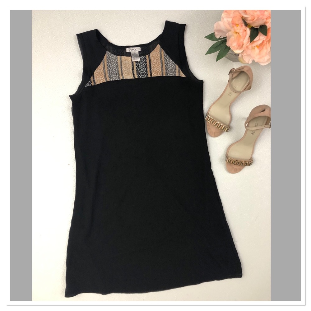 Boutique Pinky little black dress shift dress S